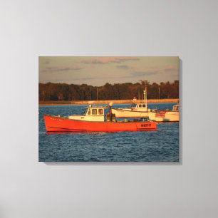 Pine Point Maine 24" x 18", 1,5", Single Leinwanddruck