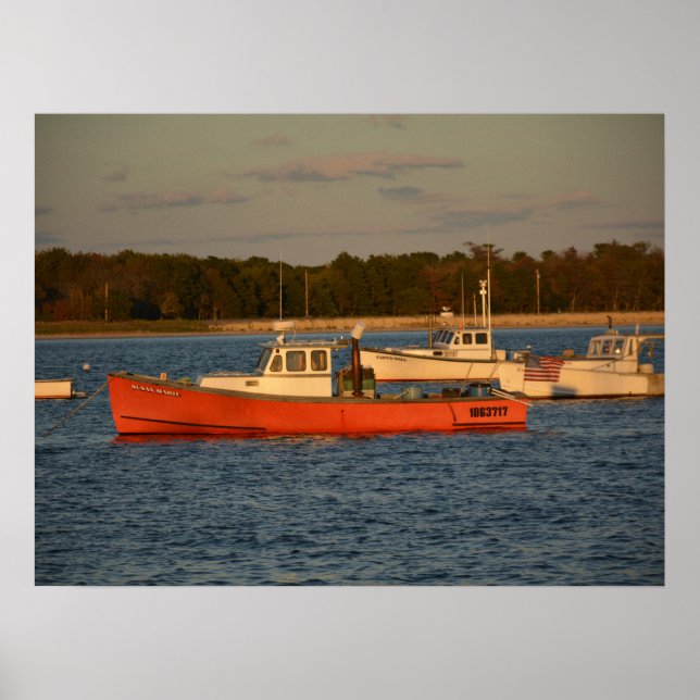 Pine Point Maine 24" x 18", Poster (Vorne)