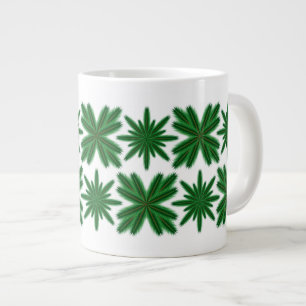 Pine Snowflakes Jumbo Tasse