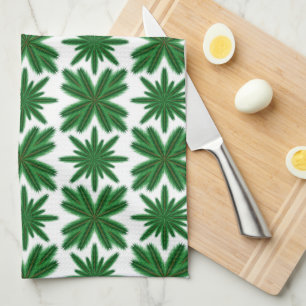 Pine Snowflakes Serviette de cuisine