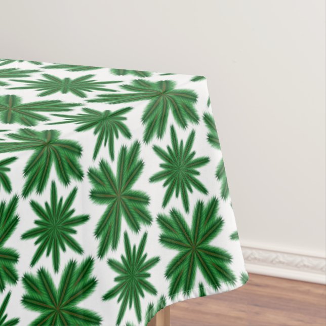Pine Snowflakes Tablecloth (3 Größen) Tischdecke (Beispiel)