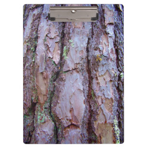 Pine Tree Bark Clipboard Klemmbrett