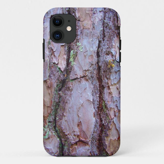 Pine Tree Bark iPhone SE+5/5S Coque (Dos)