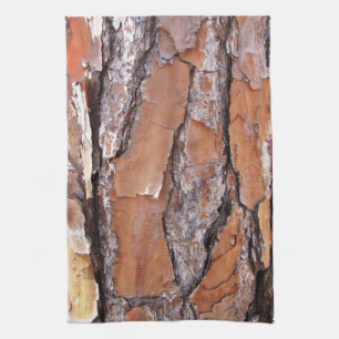 Pine Tree Bark Kitchen Handtuch