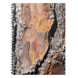 Pine Tree Bark Notebook Notizblock