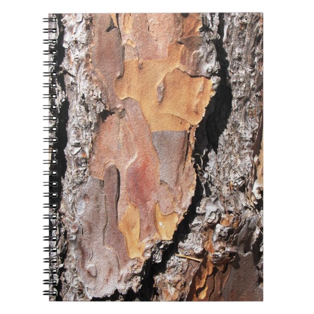 Pine Tree Bark Notebook Notizblock (Vorderseite)