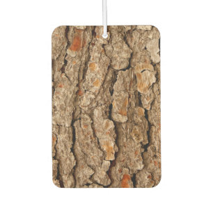Pine Tree Bark Texture Carved Maple Autolufterfrischer
