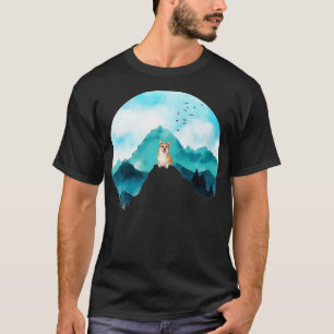 Pine Tree Blue Sky Birds fliegen Pet D T-Shirt