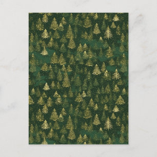 Pine Tree Chiyogami Postkarte
