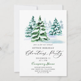 Pine Tree Corporate Weihnachtsfeier Einladung