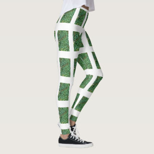 Pine Tree Foto gezäunt Leggings