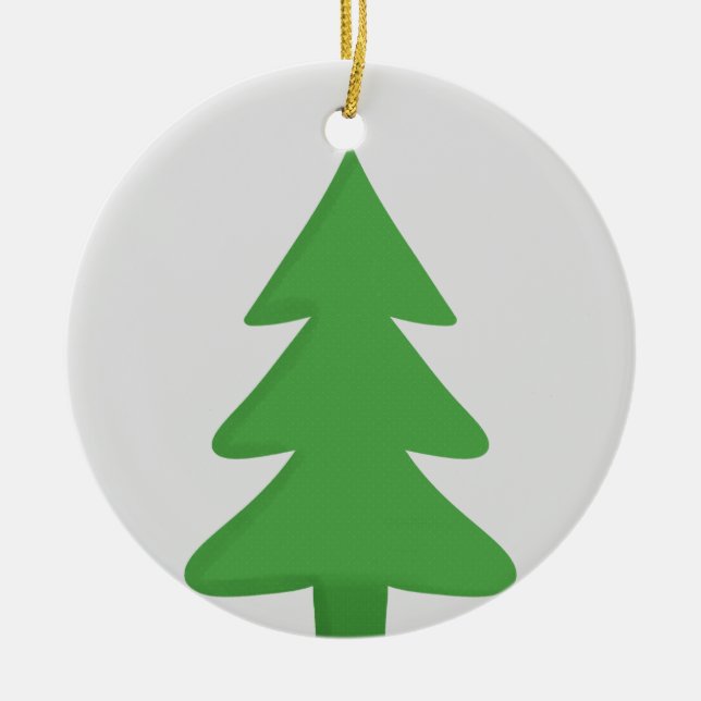 Pine Tree Keramik Ornament (Vorne)