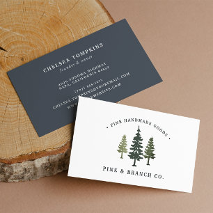 Pine Tree Logo Visitenkarte