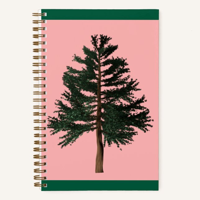 Pine Tree Notizbuch (Vorderseite)