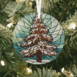 Pine Tree Ornament Aus Glas