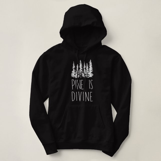 Pine Tree Outdoor Nature Hoodie (Design vorne)