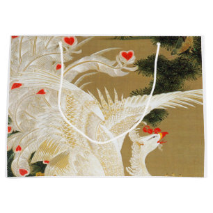 Pine Tree & Phoenix (Liebe Heart Phoenix), Jakuchu Große Geschenktüte
