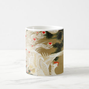 Pine Tree & Phoenix (Liebe Heart Phoenix), Jakuchu Kaffeetasse