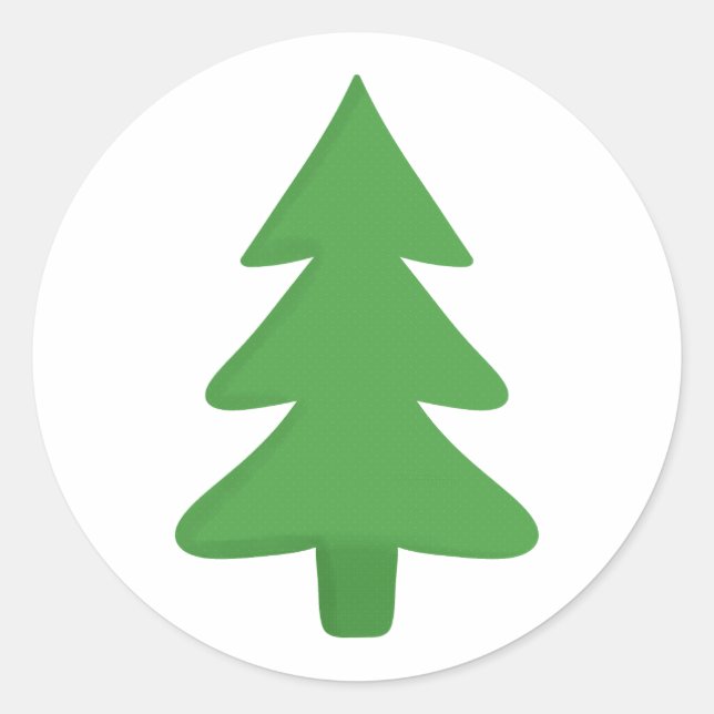 Pine Tree Runder Aufkleber (Vorderseite)
