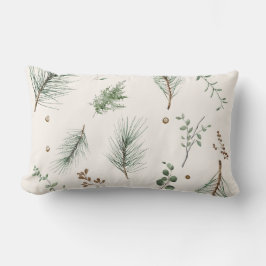 Pine Tree Rustic Northwood Hütte Evergreen Woods Lendenkissen