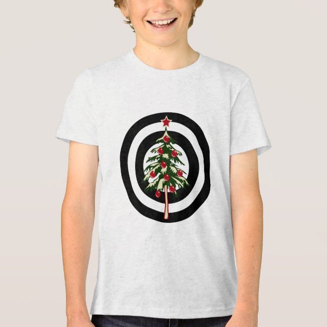 Pine Tree Tri-Blend Shirt (Vorderseite)