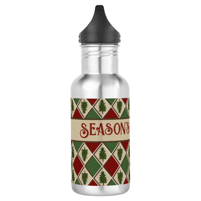 Pine Tree und Harlequin Wasserflasche (Links)