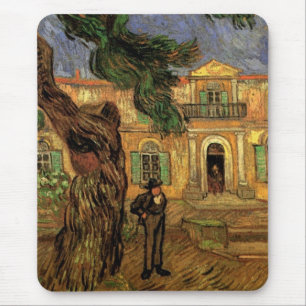 Pine Trees in Saint-Paul von Vincent van Gogh Mousepad