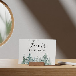 Pine Trees Lantern Botanische Gefälligkeitszeichen Poster