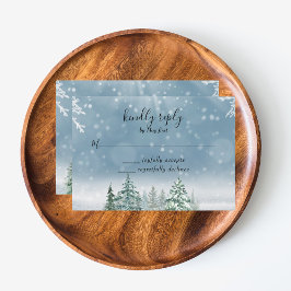 Pine Trees Lantern Botanisches UAWG RSVP Karte