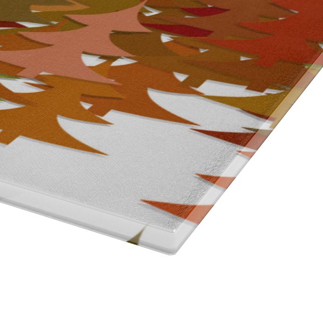 Pine Trees Schneidebrett (Ecke)