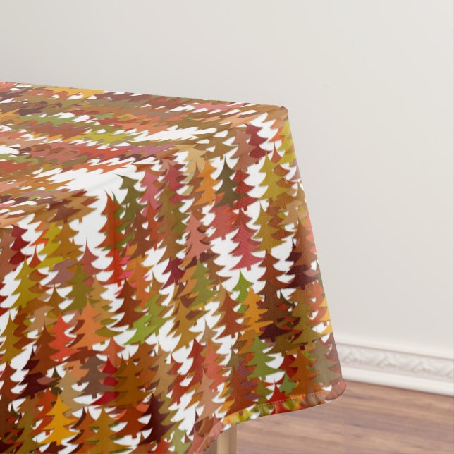 Pine Trees Tischdecke (Beispiel)
