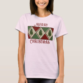 Pine Trees und Harlequin Women's Top