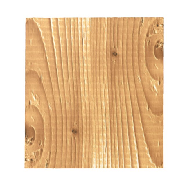 Pine Wood Grain Notizblock (Vorderseite)