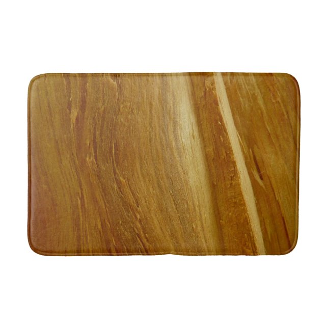 Pine Wood II Imitate Holzgewebe Badematte (Vorderseite)