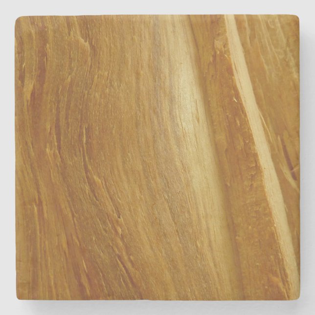Pine Wood II Imitate Holzgewebe Steinuntersetzer (Vorderseite)