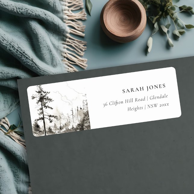 Pine Woods Mountain Landschaftsbild - Adresse (Von Creator hochgeladen)