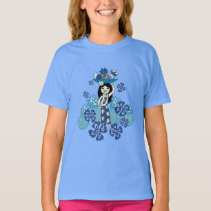 Pineaple Luau Girl's T - Shirt
