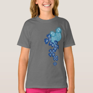 Pineaple Luau Girl's T - Shirt