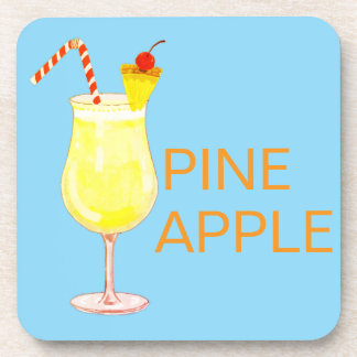 Pineapple cocktail getränkeuntersetzer