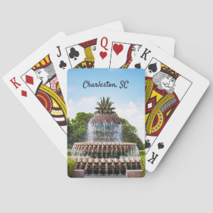 Pineapple Fountain in Charleston, Spielkarten
