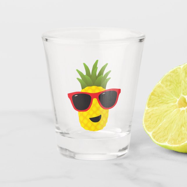 Pineapple Pal Schnapsglas (Vorderseite)