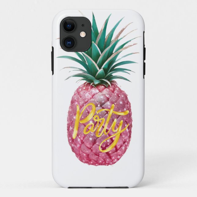 PINEAPPLE PARTY iPhone Case (Rückseite)
