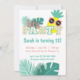 PINEAPPLE, PARTY, POOL-PARTY, TROPISCH
