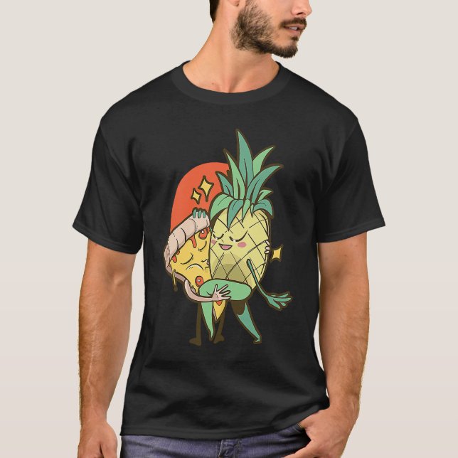 Pineapple Pizza   Pizza day Pizza Hawaii T-Shirt (Vorderseite)