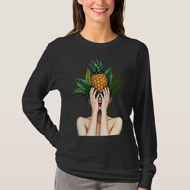 Pineapples are in my head T-Shirt (Vorderseite)