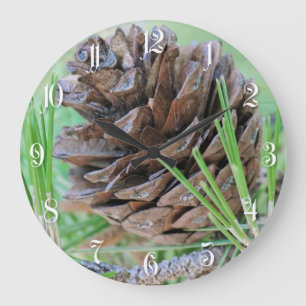 Pinecon Große Wanduhr