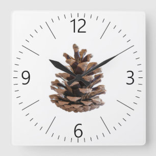 Pinecon Quadratische Wanduhr
