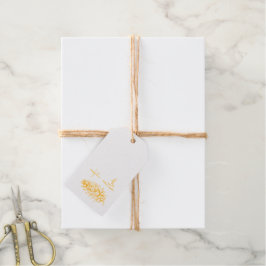 Pinecone Foil Gift Tag Geschenkanhänger