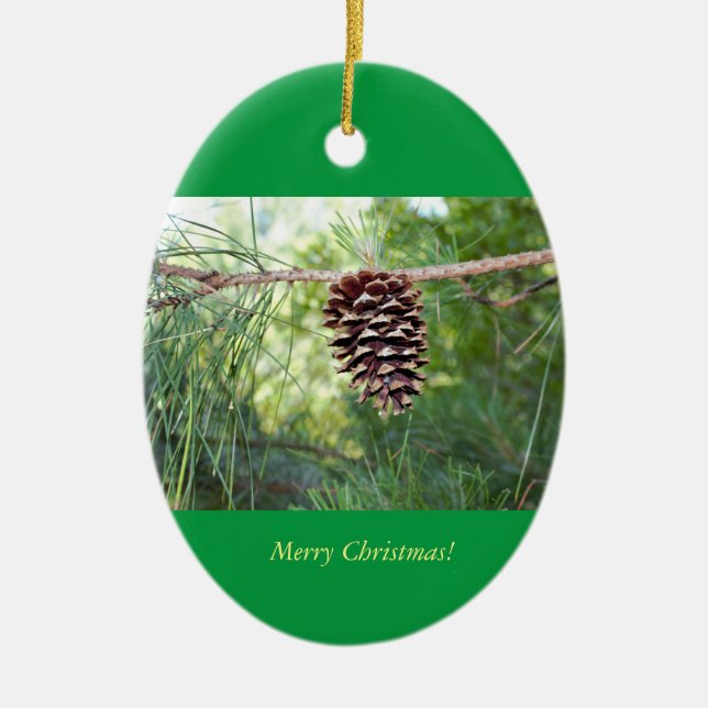 Pinecone Foto Keramikornament (Vorne)