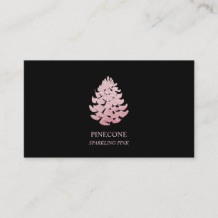 Pinecone Sparkling Pink Visitenkarte
